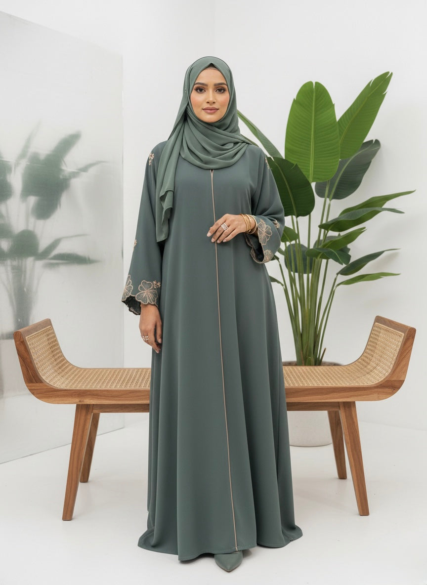 Saga Green Dubai Abaya