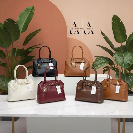 The Classic "Al Ain" Top-Handle Bag