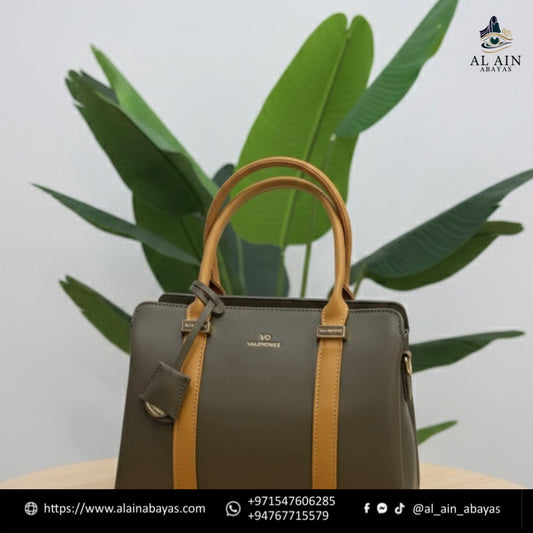 VD Valendnee Classic Noir Satchel
 – Olive & Tan