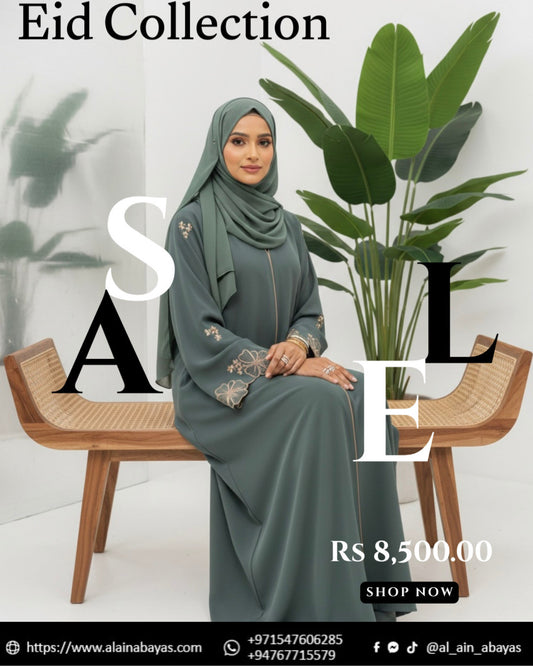 Saga Green Dubai Abaya