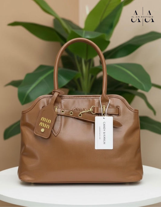 The Classic "Al Ain" Top-Handle Bag